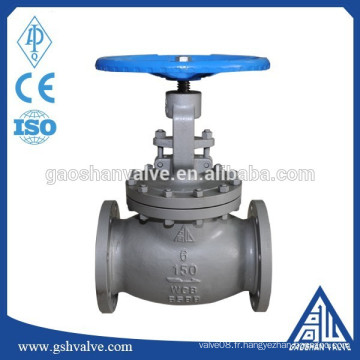 Valve de globe en acier au carbone api 6a